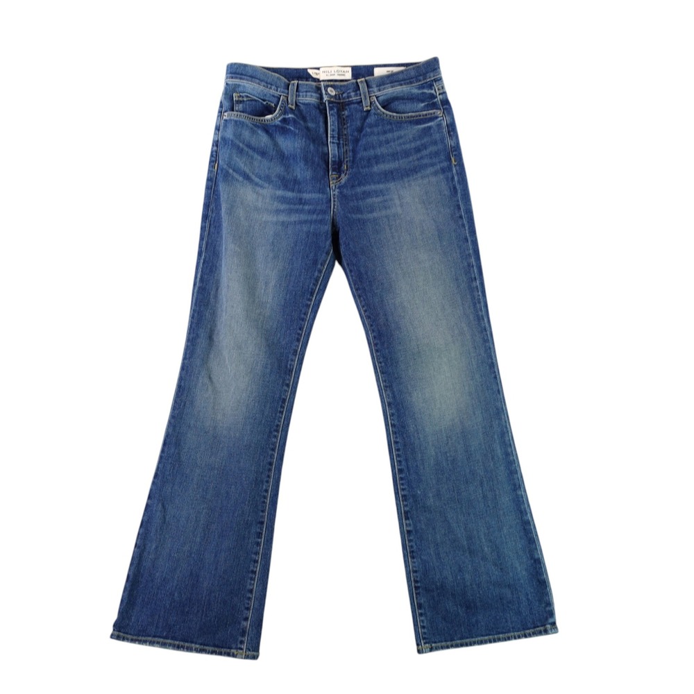 Nili Lotan Jeans Womens 30 Blue Bootcut Classic Wash Denim 11516W45 Made in USA